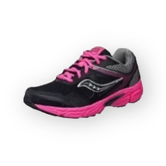 Saucony ☀︎︎ Cohesion 10 LTT Running Shoes Sneakers ☀︎︎ Black + Fuchsia ☀︎︎ 5M ☀︎ - Picture 12 of 16